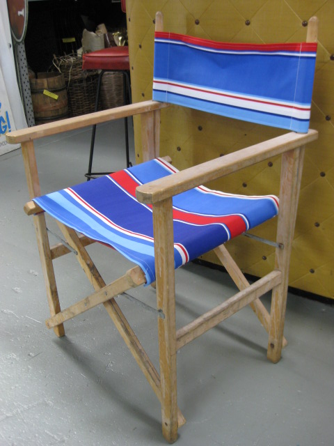 CHAIR, Steamer Chair - Red, White, Blue